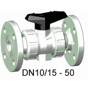 Ball valve Series: 546 PVDF Flange PN16